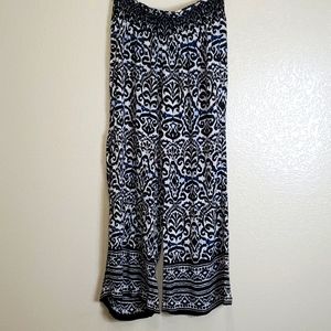 Bila Boho Palazzo Pants Wide Leg Large